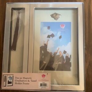 2 piece magnetic grad and tassel holder frame.